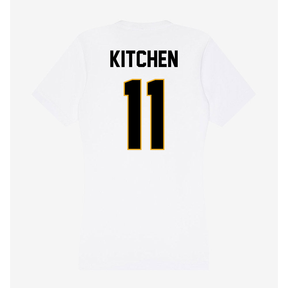 Missouri - NCAA Football : Langden Kitchen - Women's V-Neck T-Shirt-1