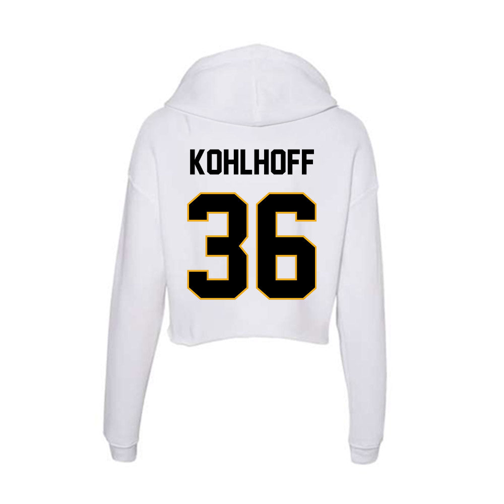 Missouri - NCAA Baseball : Keagen Kohlhoff - Classic Shersey Women's Crop Fleece Hoodie-1