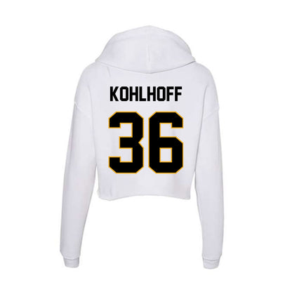 Missouri - NCAA Baseball : Keagen Kohlhoff - Classic Shersey Women's Crop Fleece Hoodie-1