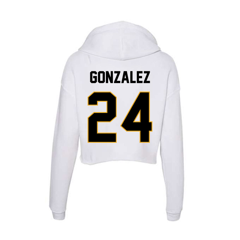 Missouri - NCAA Baseball : Keyler Gonzalez - Classic Shersey Women's Crop Fleece Hoodie-1