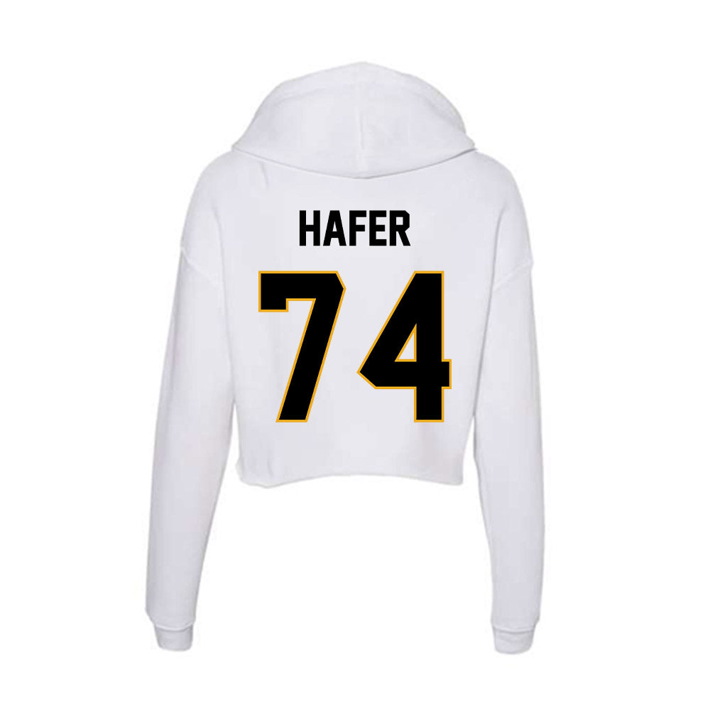 Missouri - NCAA Football : Whit Hafer - Classic Shersey Women's Crop Fleece Hoodie-1