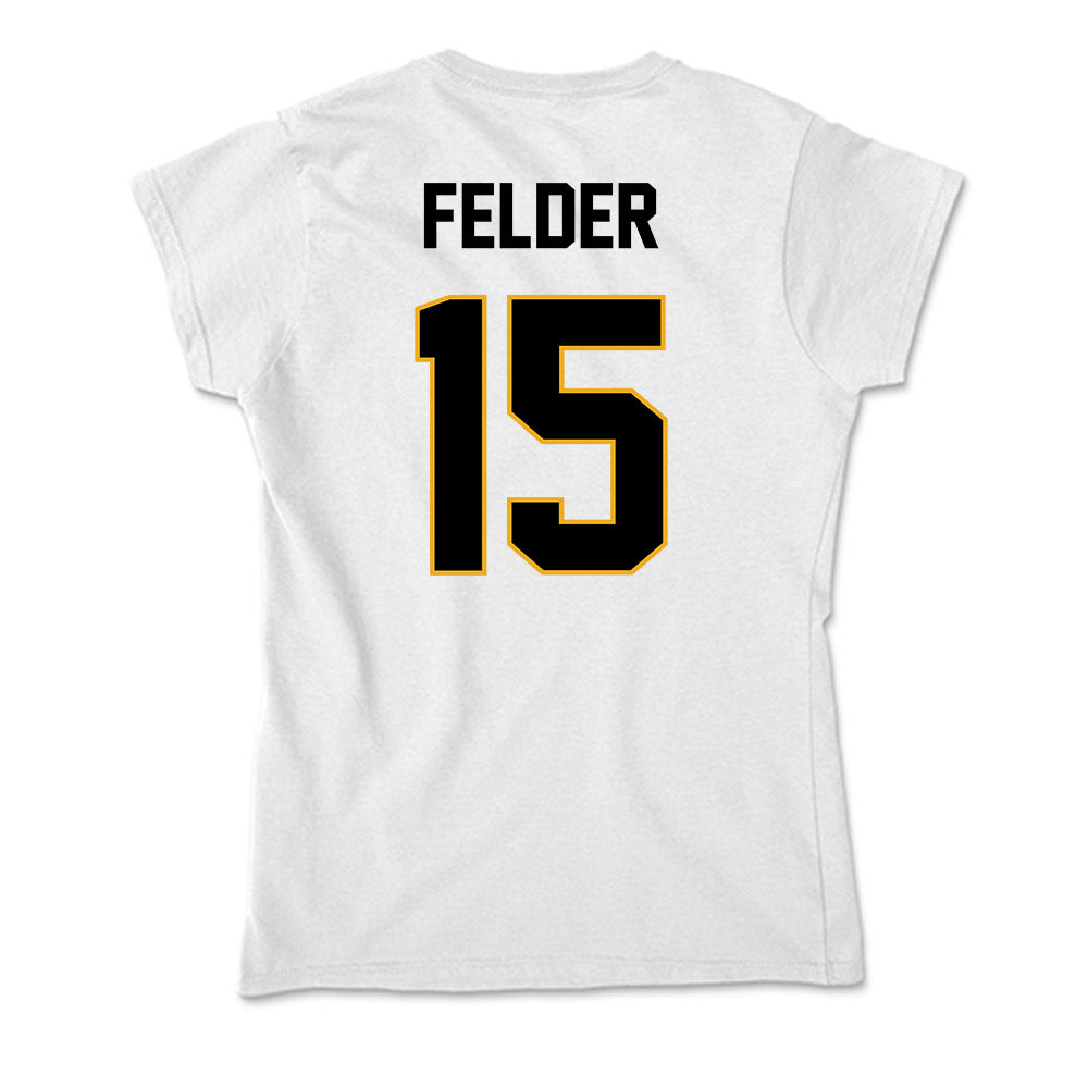 Missouri - NCAA Women's Volleyball : Paige Felder - Soft Style Women’s T-Shirt-1
