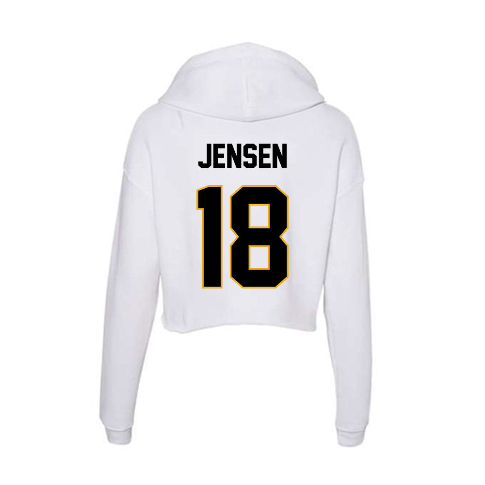 Missouri - NCAA Football : Isaac Jensen - Classic Shersey Women's Crop Fleece Hooded Sweatshirt-1