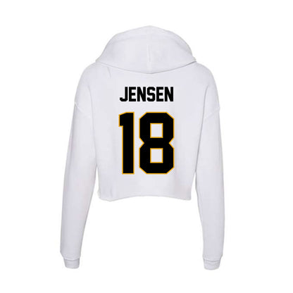 Missouri - NCAA Football : Isaac Jensen - Classic Shersey Women's Crop Fleece Hooded Sweatshirt-1