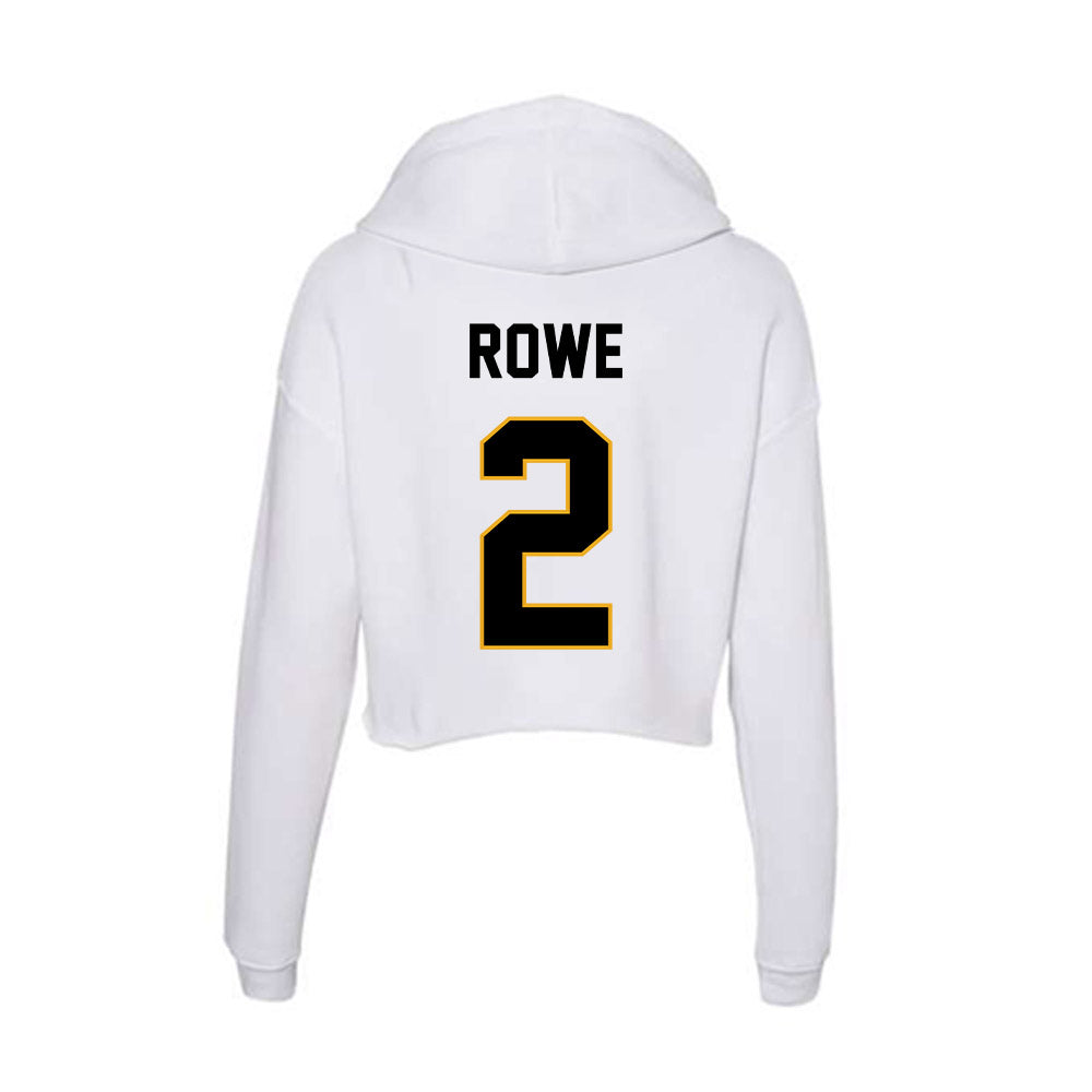 Missouri - NCAA Men's Basketball : Aaron Rowe - Classic Shersey Women's Crop Fleece Hooded Sweatshirt-1