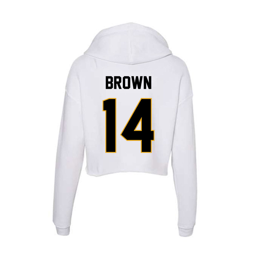 Missouri - NCAA Football : Brett Brown - Classic Shersey Women's Crop Fleece Hoodie-1