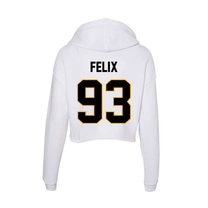 Missouri - NCAA Football : Jocques Felix - Classic Shersey Women's Crop Fleece Hooded Sweatshirt-1