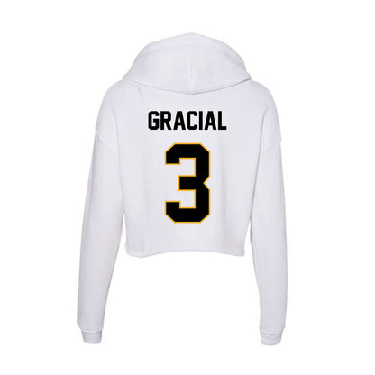 Missouri - NCAA Football : Marquis Gracial - Classic Shersey Women's Crop Fleece Hooded Sweatshirt-1