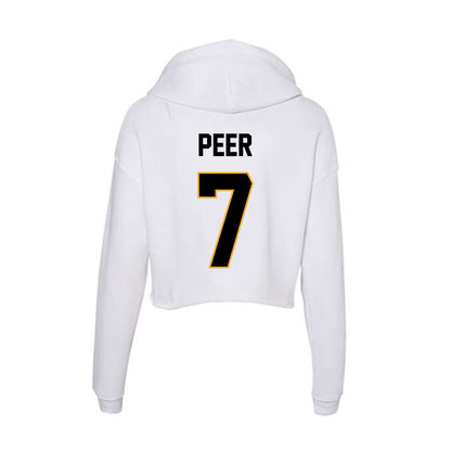 Missouri - NCAA Baseball : Kaden Peer - Women's Crop Fleece Hoodie-1