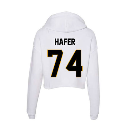 Missouri - NCAA Football : Whit Hafer - Classic Shersey Women's Crop Fleece Hoodie-1