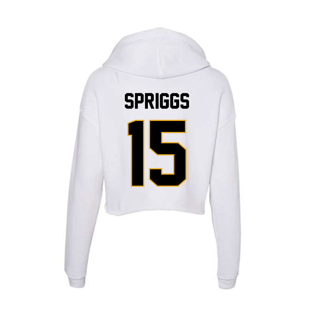 Missouri - NCAA Women's Soccer : shania spriggs - Women's Crop Fleece Hoodie-1