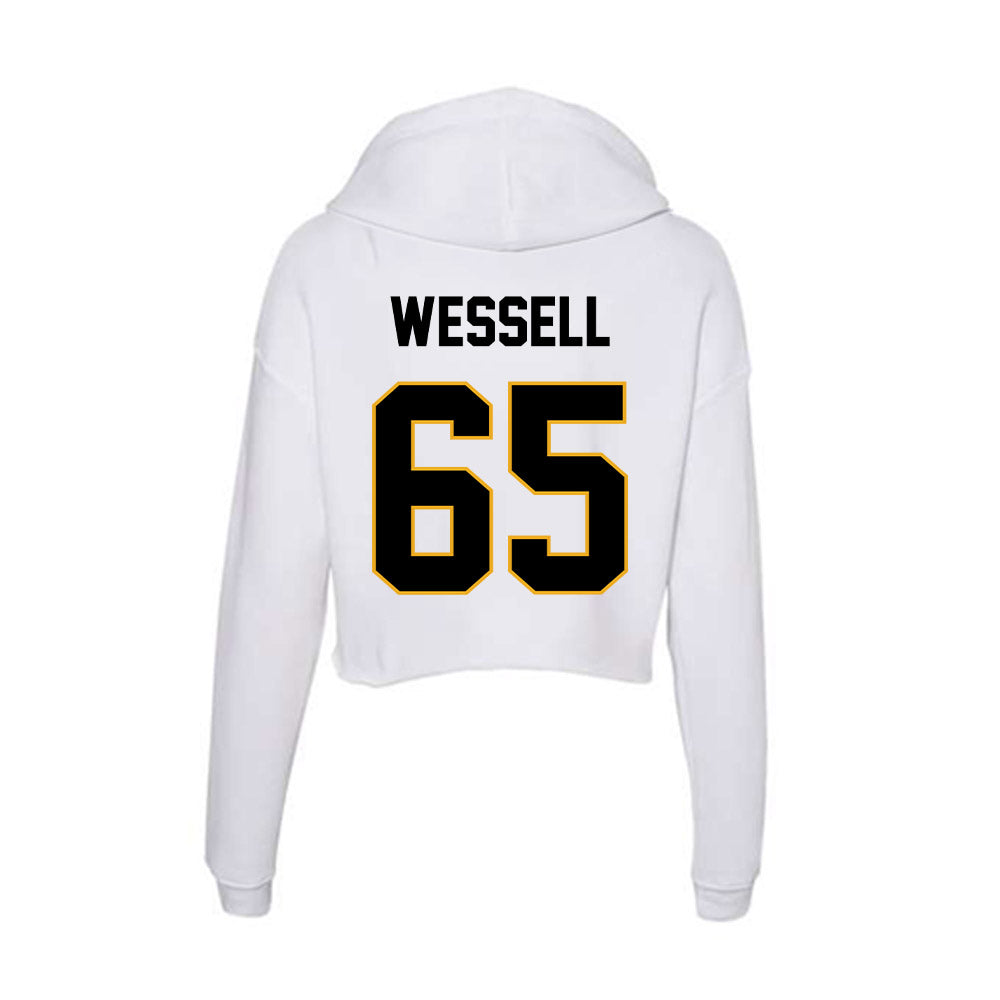 Missouri - NCAA Football : Brysen Wessell - Classic Shersey Women's Crop Fleece Hooded Sweatshirt-1