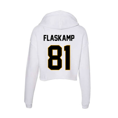 Missouri - NCAA Football : Noah Flaskamp - Women's Crop Fleece Hoodie-1