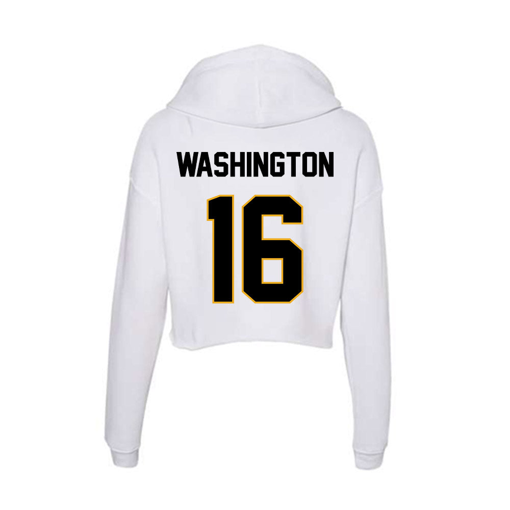 Missouri - NCAA Football : Bobby Washington - Classic Shersey Women's Crop Fleece Hooded Sweatshirt-1
