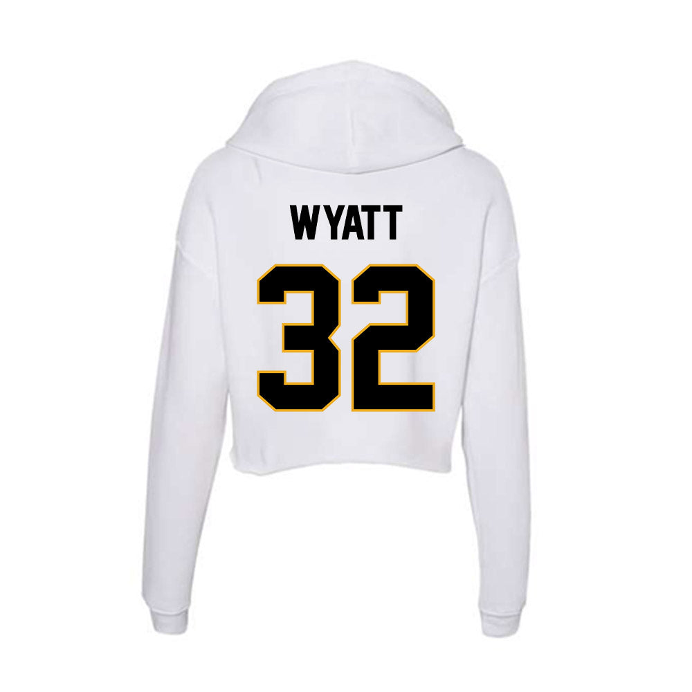 Missouri - NCAA Football : Gavin Wyatt - Classic Shersey Women's Crop Fleece Hooded Sweatshirt-1