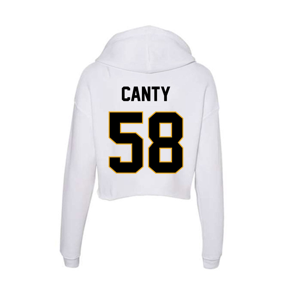 Missouri - NCAA Football : Khalief Canty - Classic Shersey Women's Crop Fleece Hooded Sweatshirt-1