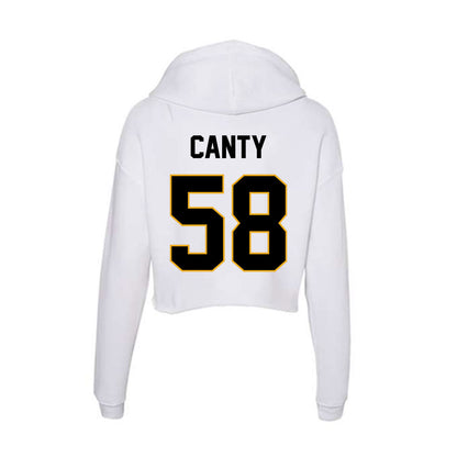 Missouri - NCAA Football : Khalief Canty - Classic Shersey Women's Crop Fleece Hooded Sweatshirt-1