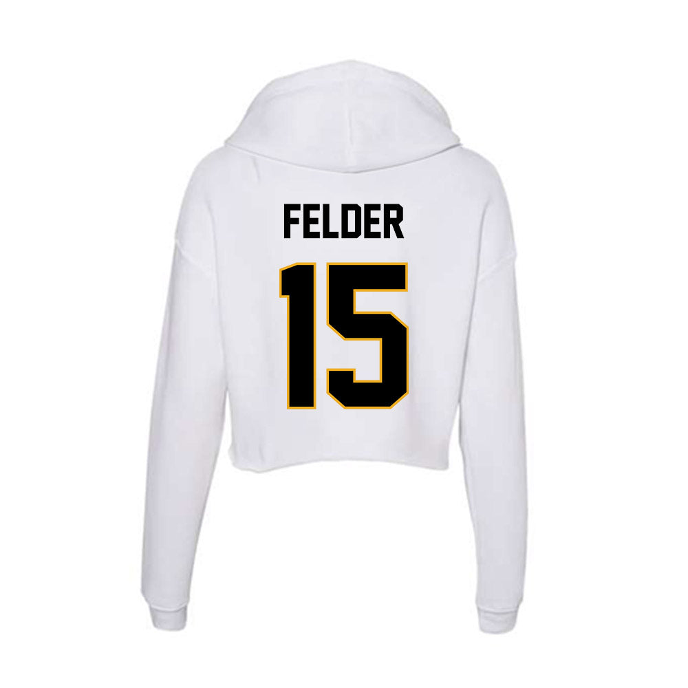 Missouri - NCAA Women's Volleyball : Paige Felder - Women's Crop Fleece Hoodie-1