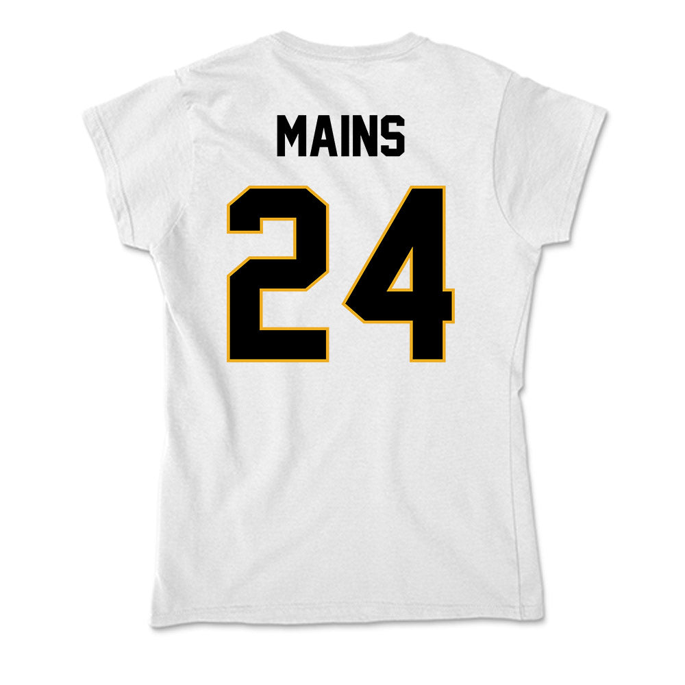Missouri - NCAA Women's Basketball : Sydney Mains - Classic Shersey Soft Style Women’s T-Shirt-1
