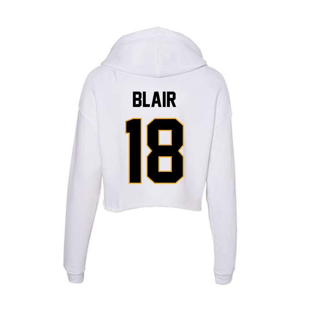 Missouri - NCAA Football : JaDon Blair - Classic Shersey Women's Crop Fleece Hooded Sweatshirt-1
