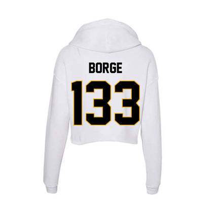 Missouri - NCAA Wrestling : Zion Borge - Classic Shersey Women's Crop Fleece Hoodie-1