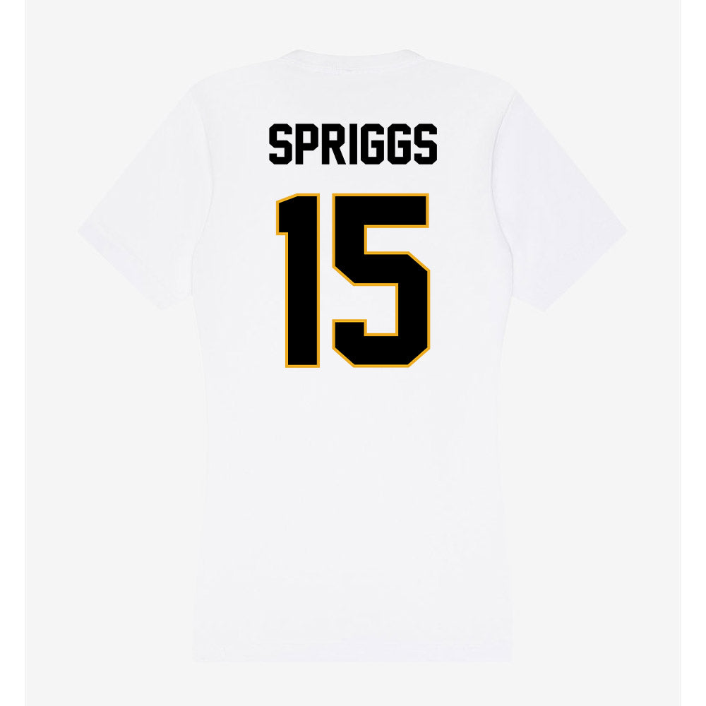 Missouri - NCAA Women's Soccer : shania spriggs - Women's V-Neck T-Shirt-1