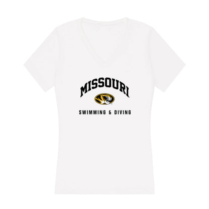 Missouri - NCAA Women's Swimming & Diving : Luke Nebrich - Classic Shersey Women's V-Neck T-Shirt-0