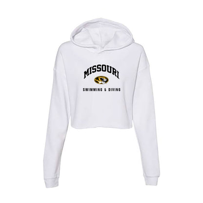 Missouri - NCAA Women's Swimming & Diving : Luke Nebrich - Classic Shersey Women's Crop Fleece Hoodie-0