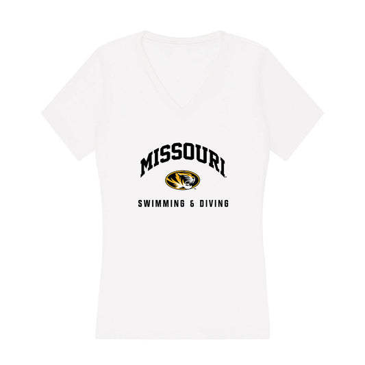 Missouri - NCAA Women's Swimming & Diving : Colleen Duffy - Women's V-Neck T-Shirt-0