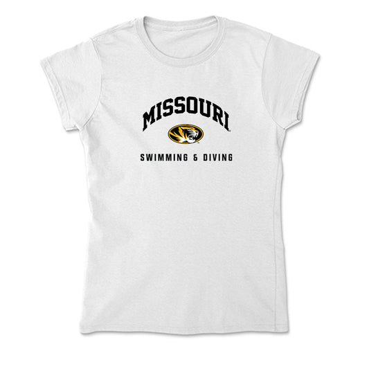 Missouri - NCAA Men's Swimming & Diving : Luke Nebrich - Soft Style Women’s T-Shirt-0