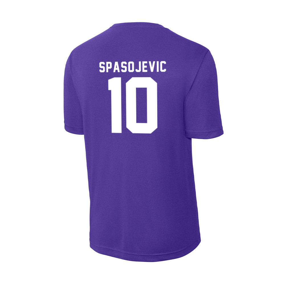 TCU - NCAA Men's Basketball : Milos Spasojevic - Activewear T-Shirt-1