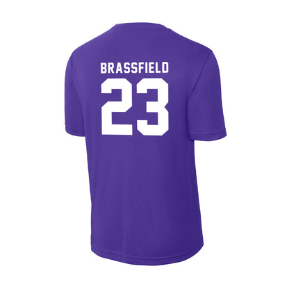 TCU - NCAA Baseball : Mason Brassfield - Activewear T-Shirt-1
