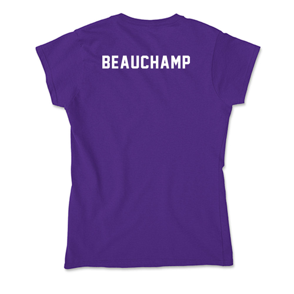 TCU - NCAA Men's Golf : Jack Beauchamp - Soft Style Women’s T-Shirt-1