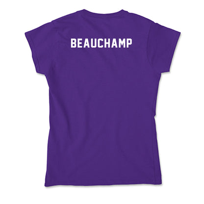 TCU - NCAA Men's Golf : Jack Beauchamp - Soft Style Women’s T-Shirt-1