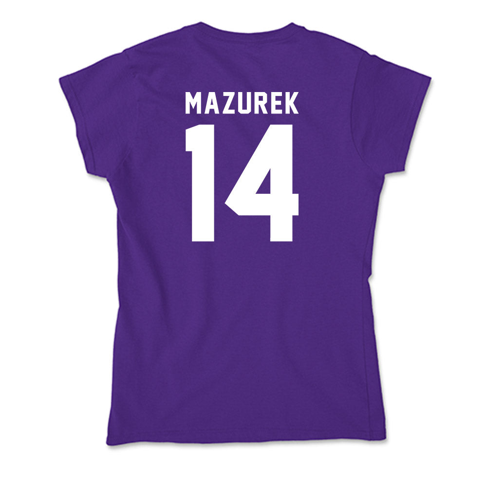 TCU - NCAA Women's Basketball : Natalie Mazurek - Soft Style Women’s T-Shirt-1