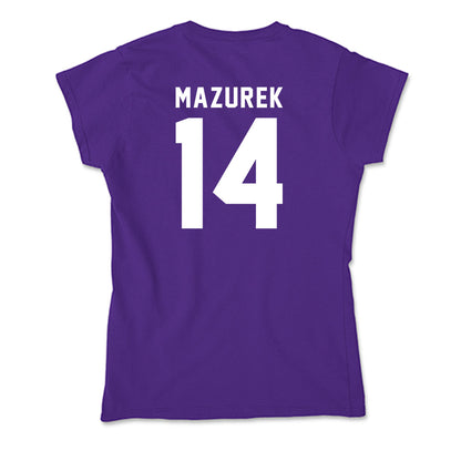 TCU - NCAA Women's Basketball : Natalie Mazurek - Soft Style Women’s T-Shirt-1