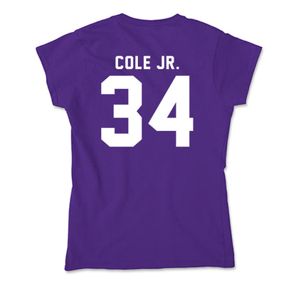 TCU - NCAA Football : Perry Cole Jr. - Soft Style Women’s T-Shirt-1