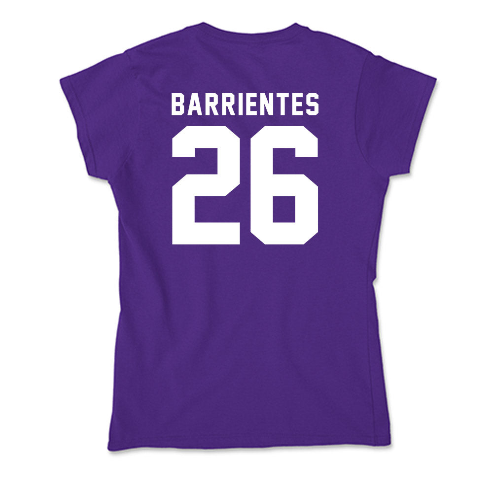TCU - NCAA Baseball : Aiden Barrientes - Soft Style Women’s T-Shirt-1
