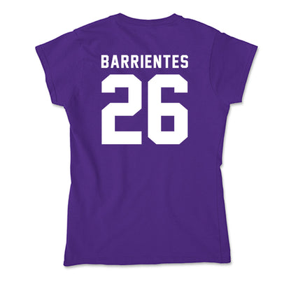 TCU - NCAA Baseball : Aiden Barrientes - Soft Style Women’s T-Shirt-1