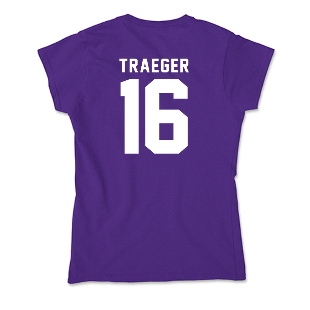 TCU - NCAA Baseball : Nolan Traeger - Soft Style Women’s T-Shirt-1