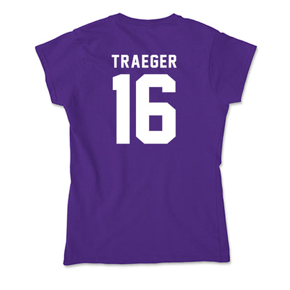 TCU - NCAA Baseball : Nolan Traeger - Soft Style Women’s T-Shirt-1