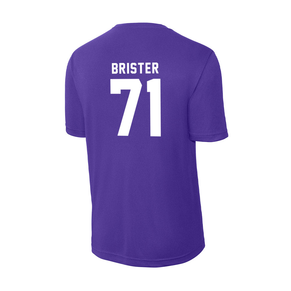 TCU - NCAA Football : Creece Brister - Activewear T-Shirt-1