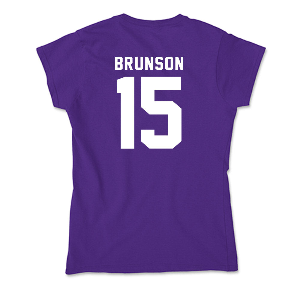 TCU - NCAA Baseball : Chase Brunson - Soft Style Women’s T-Shirt-1