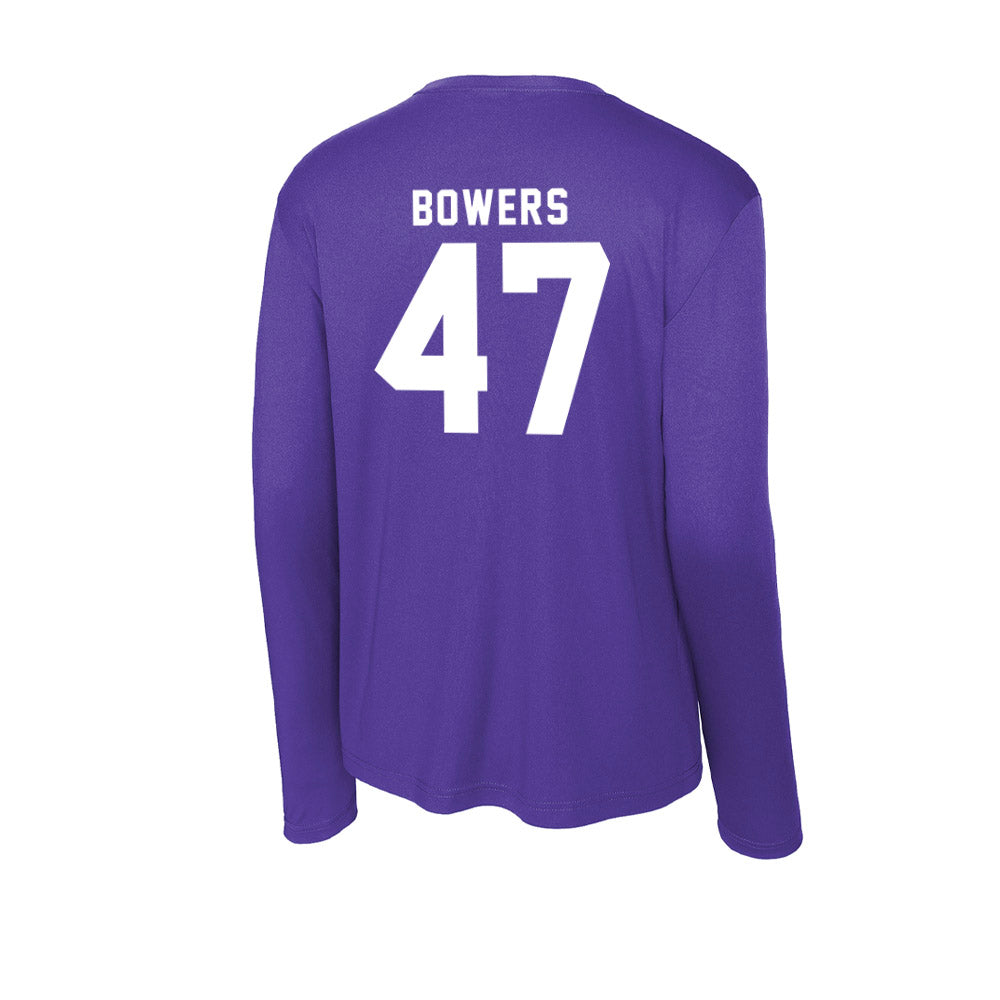 TCU - NCAA Football : Aaron Bowers - Activewear Long Sleeve T-Shirt-1