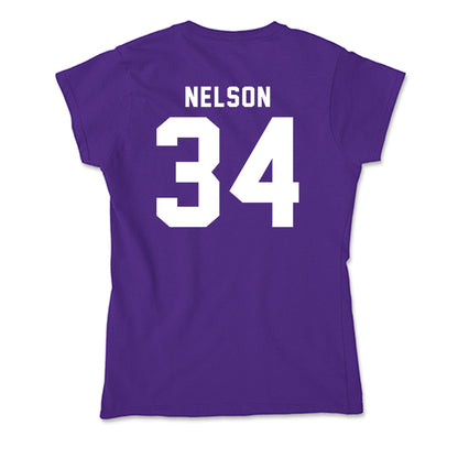 TCU - NCAA Baseball : Cade Nelson - Soft Style Women’s T-Shirt-1
