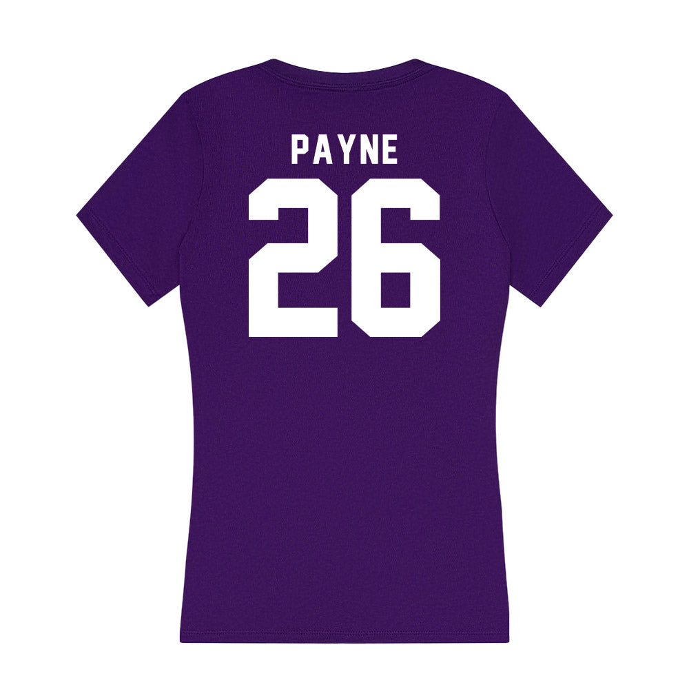 TCU - NCAA Football : Jeremy Payne - Women's V-Neck T-Shirt-1