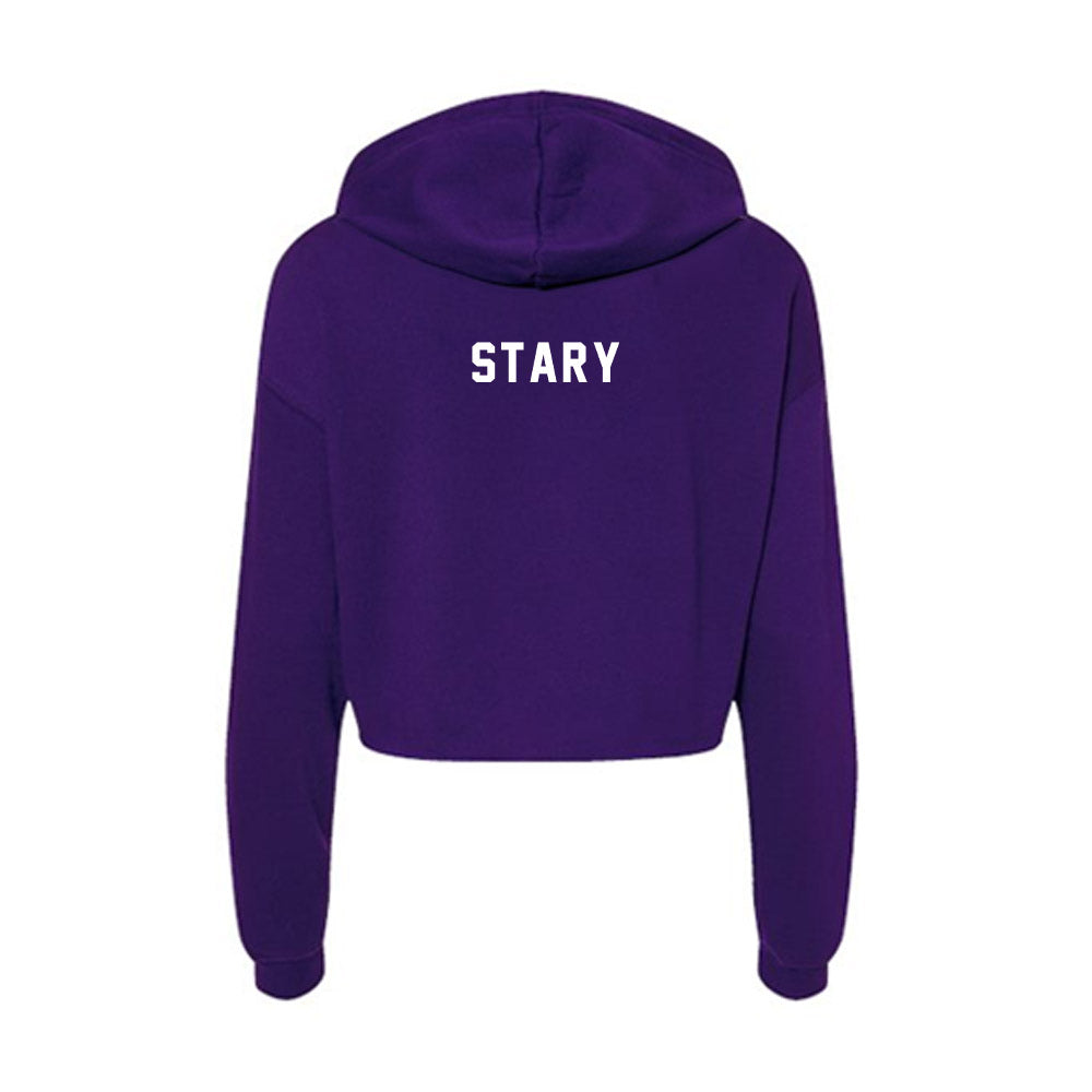 TCU - NCAA Equestrian : Jackie Stary - Women's Crop Fleece Hoodie-1