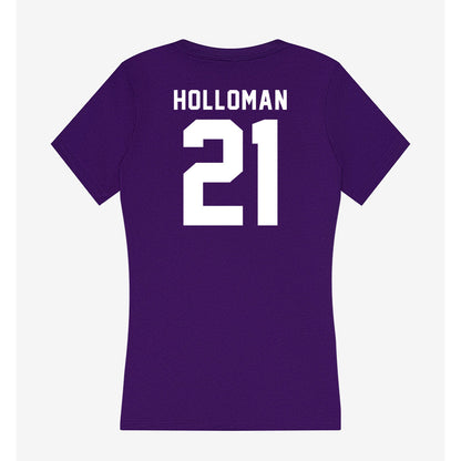 TCU - NCAA Women's Volleyball : Morgan Holloman - Women's V-Neck T-Shirt-1