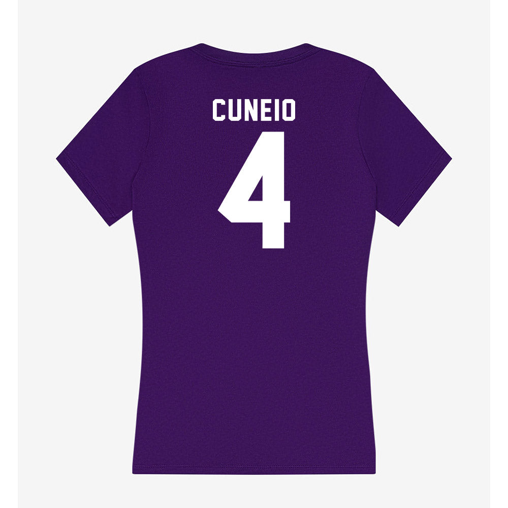 TCU - NCAA Women's Soccer : Zoe Cuneio - Women's V-Neck T-Shirt-1