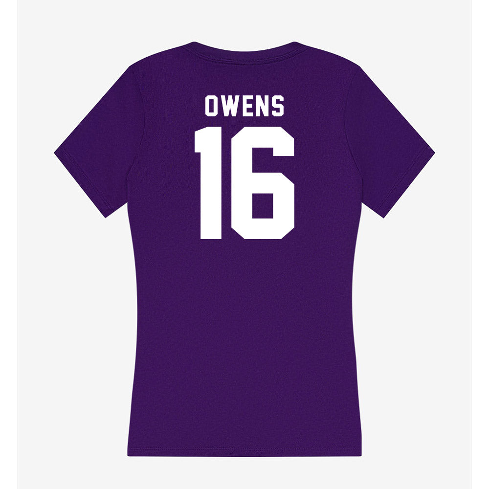 TCU - NCAA Women's Soccer : Gianna Owens - Women's V-Neck T-Shirt-1